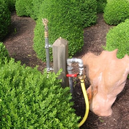 Schlagregner montiert