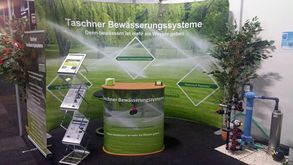 Unser Messestand, vom 26. bis 27. Oktober, auf der deutsch-niederländischen Fachmesse "Galabau und Freizeit 2016" im Messezentrum Kalkar